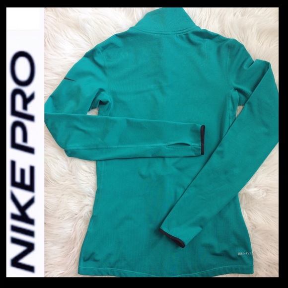 NWOT Nike Pro Dri-Fit Hyperwarm Half Zip - Picture 5 of 9